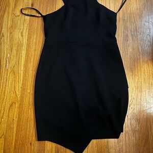 Bisou Bisou Black Asymmetrical Dress
